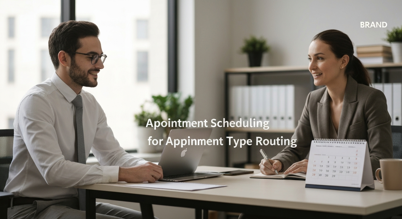 Appointment scheduling for Legal practices with better intake data quality editorial illustration