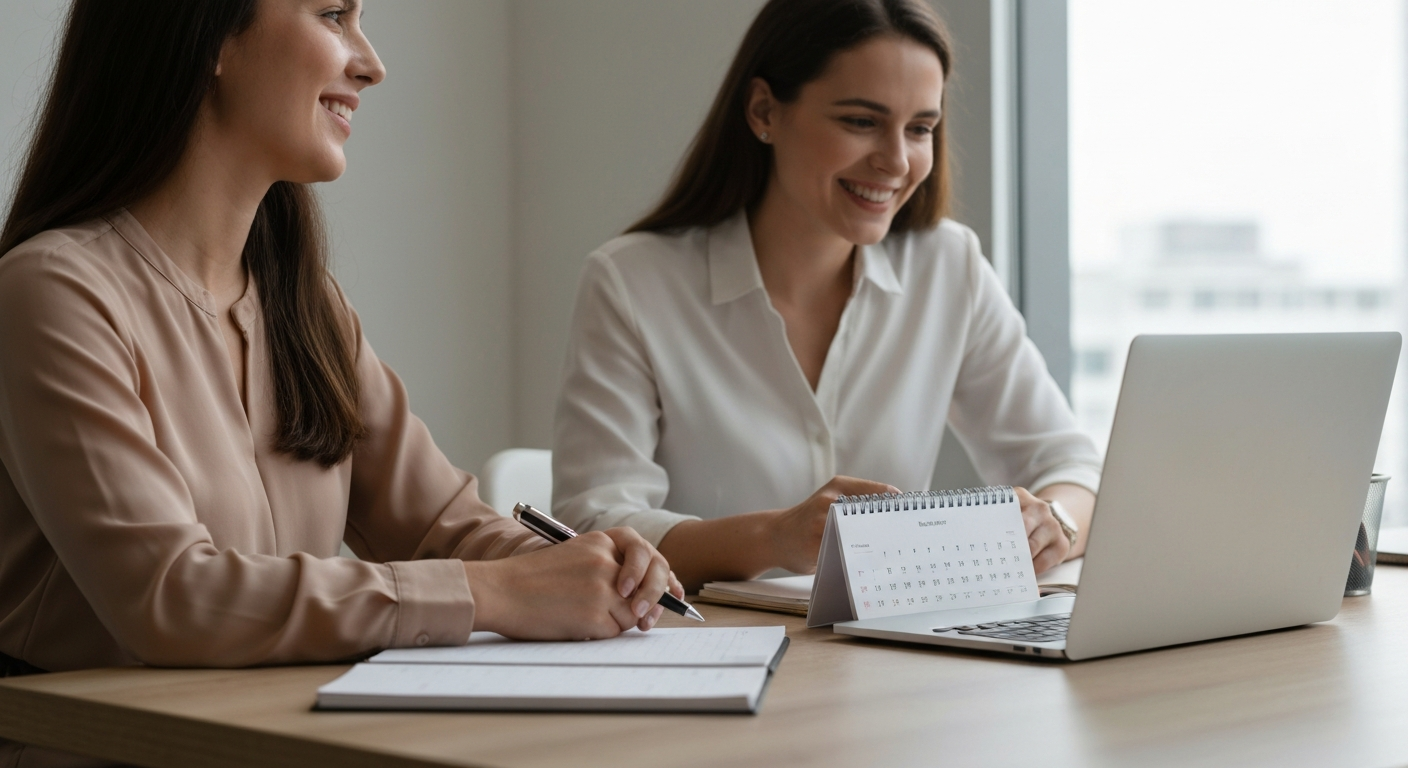 Appointment scheduling for Medical and dental offices with recurring care bookings editorial illustration