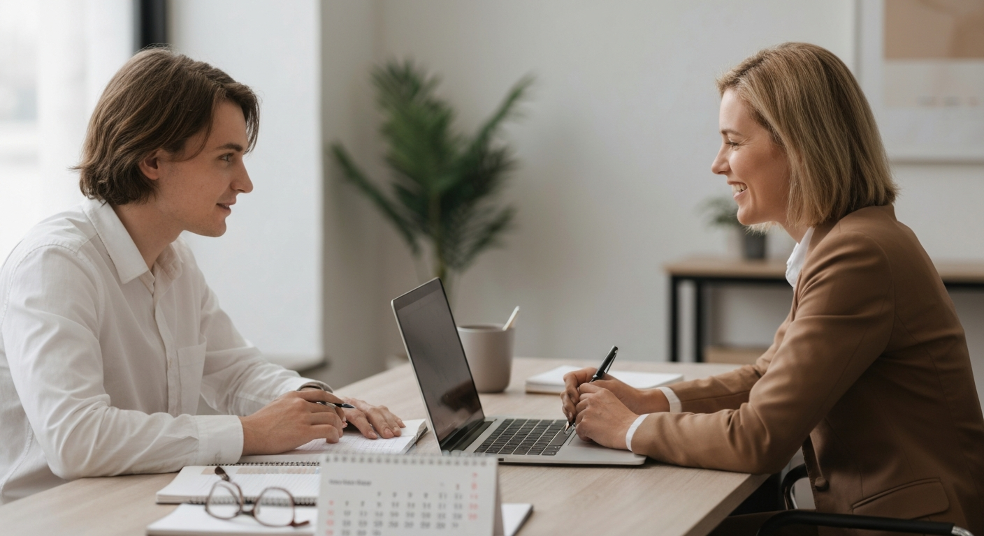 Appointment scheduling for Real estate teams with recurring consultation bookings editorial illustration
