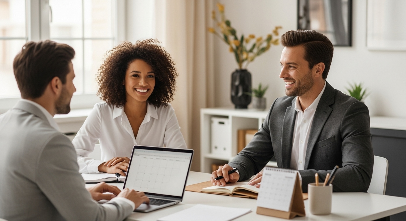 Appointment Scheduling for Dermatology Procedure Prep, editorial illustration