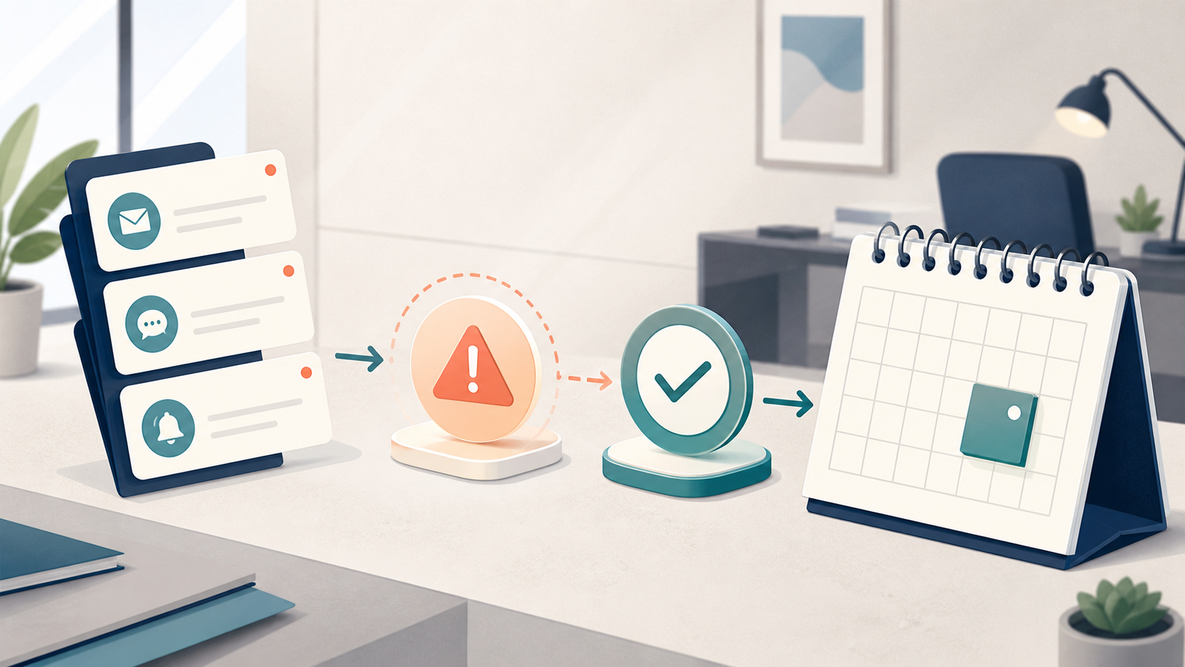 Using No-Show Risk Signals in Appointment Confirmation Workflows editorial illustration