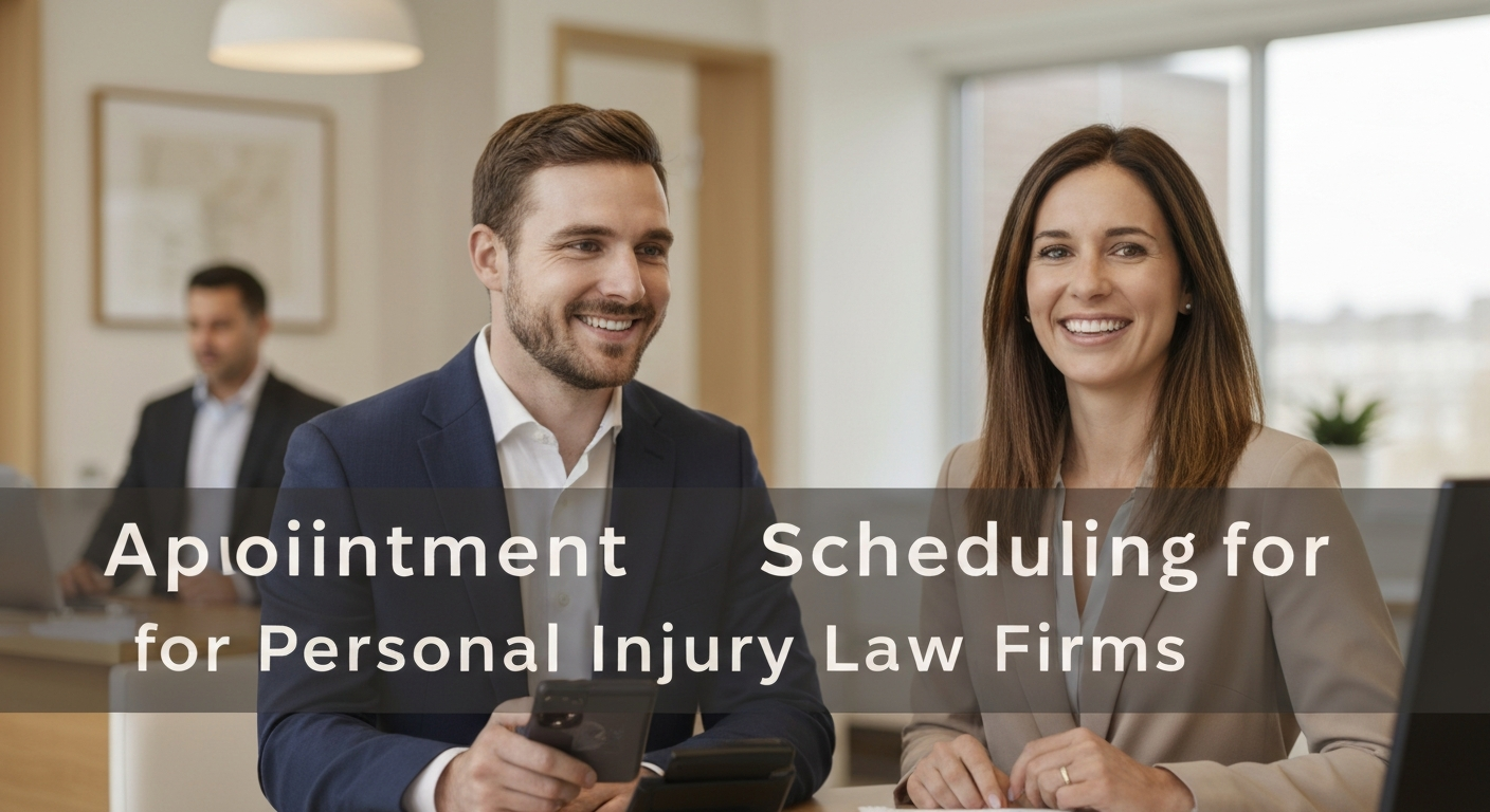 Appointment Scheduling for Personal Injury Law Firms - editorial illustration