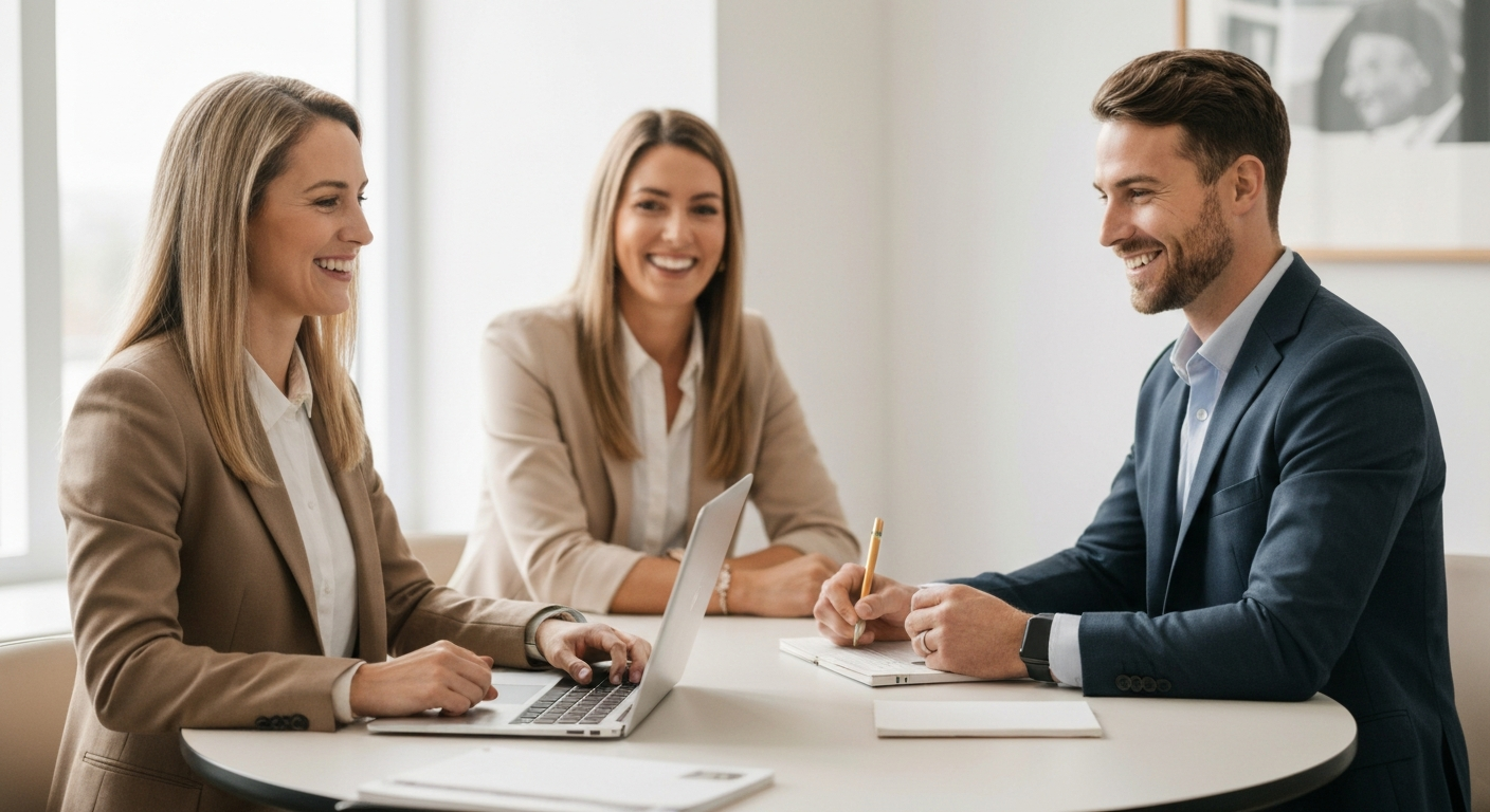 Appointment Scheduling for real estate teams during peak booking hours - editorial illustration
