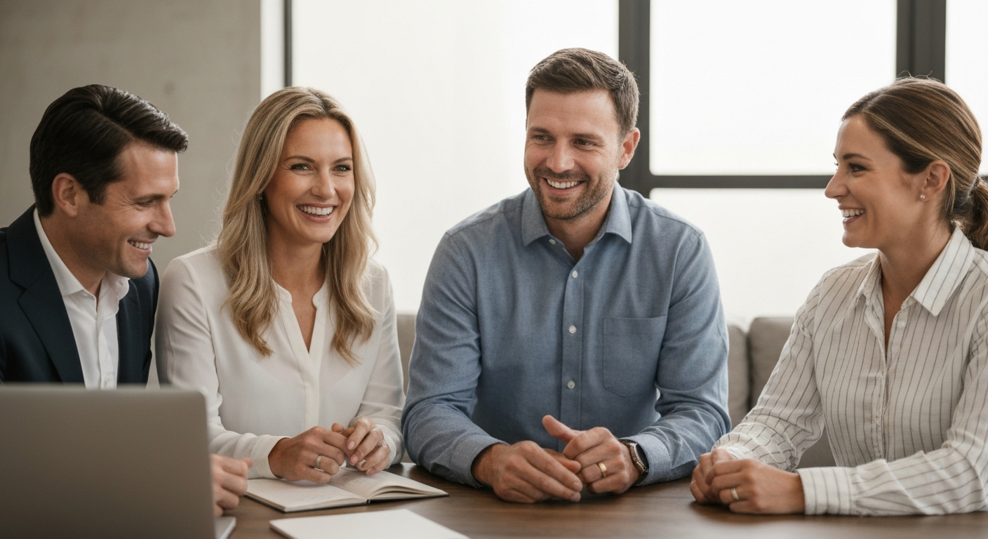 Appointment Scheduling for real estate teams when launching a new service line - editorial illustration