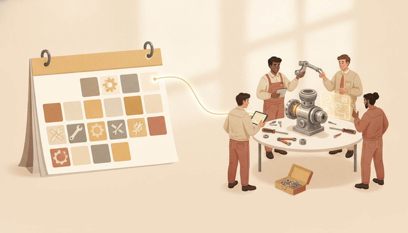 Appointment Scheduling for Repair Parts Readiness, editorial illustration