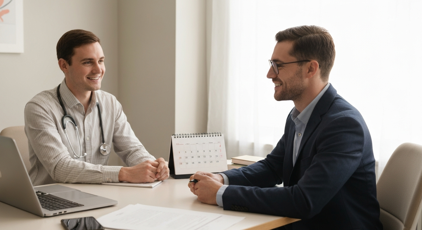 Appointment Scheduling for Service Area Screening - editorial illustration