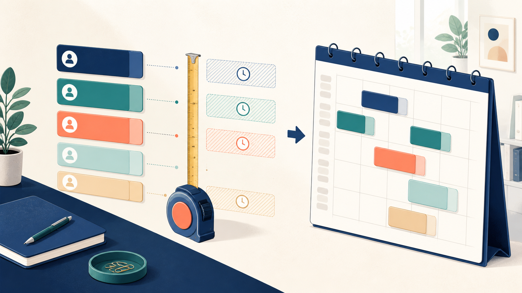 Appointment Scheduling When Service Durations Are Not Predictable editorial illustration