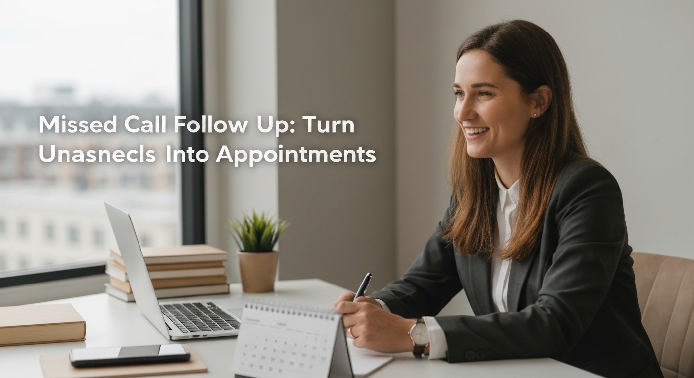 Missed Call Follow-Up: Turn Unanswered Calls Into Appointments - editorial illustration