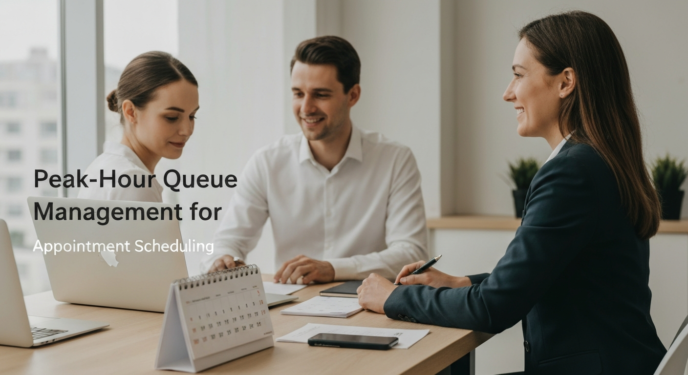 Peak-Hour Queue Management for Appointment Scheduling - editorial illustration