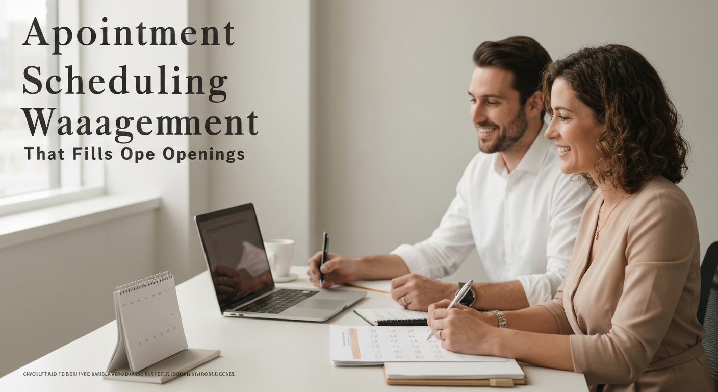 Appointment Scheduling Waitlist Management That Fills Openings - editorial illustration