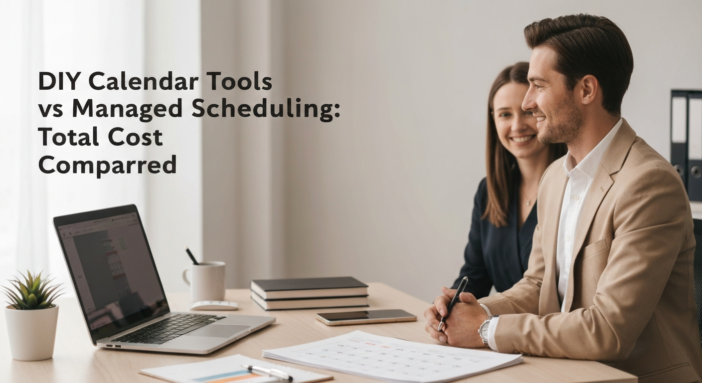 DIY Calendar Tools vs Managed Scheduling: Total Cost Compared - editorial illustration