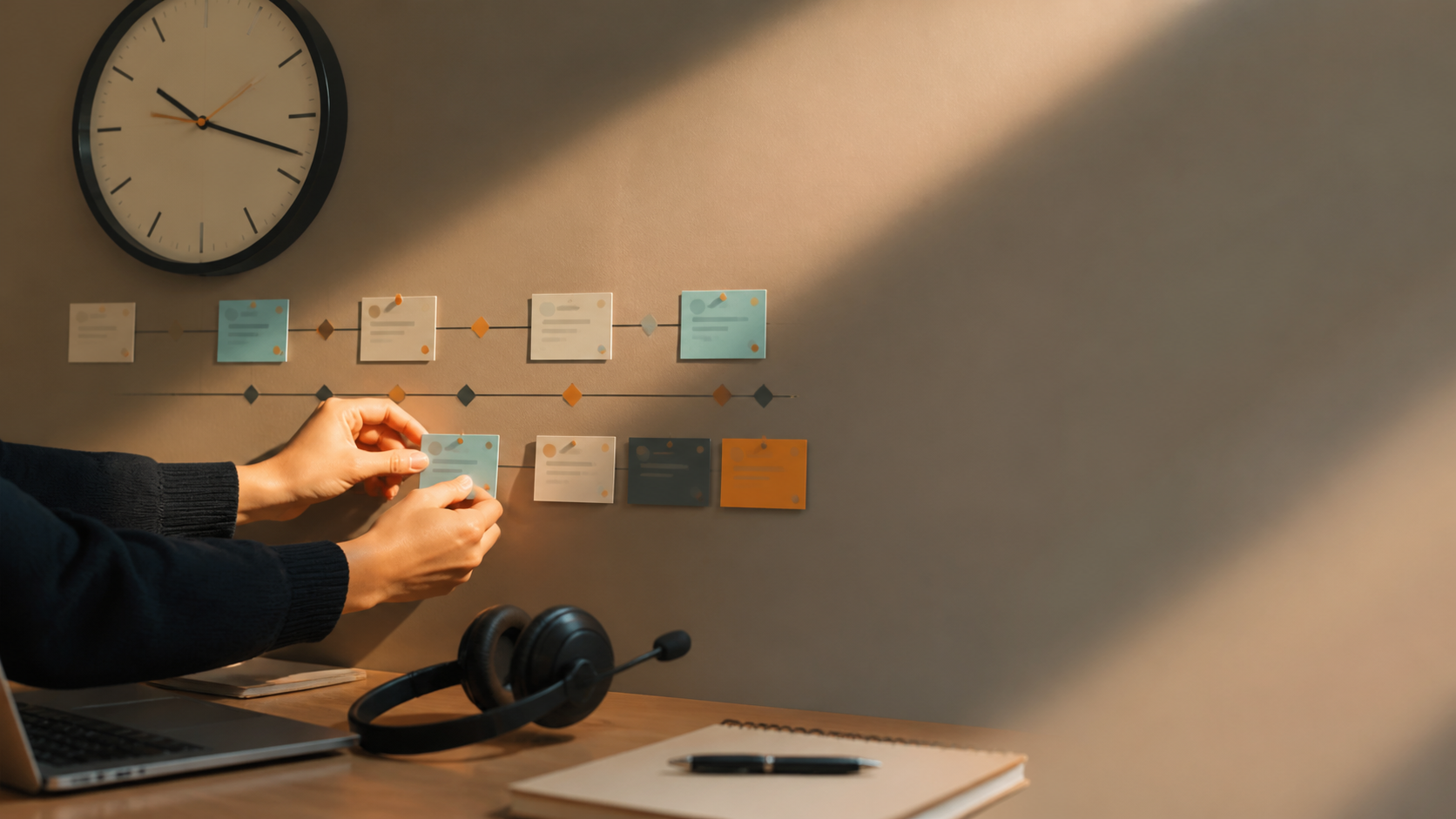 Scheduling professional analyzing appointment cancellation patterns